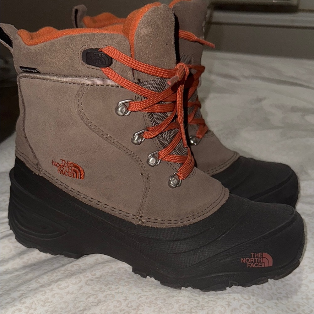 Tan and Black Outdoor Boots